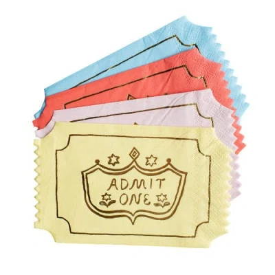 Daydream Society Off To The Fair Ticket Large Napkins In Assorted Pre-pack