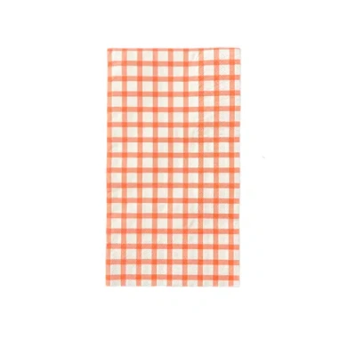Daydream Society Red Gingham Guest Napkins In Multi
