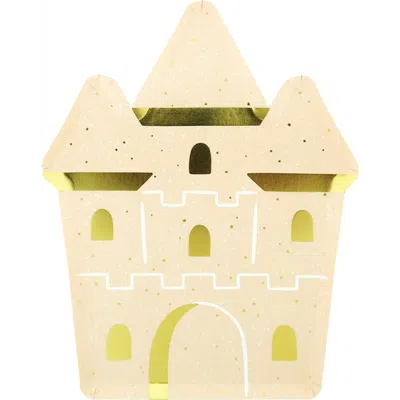 Daydream Society Seaside Sandcastle Large Plates In Neutral