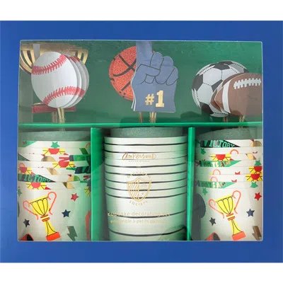 Daydream Society Sports Cupcake Decorating Set In Blue