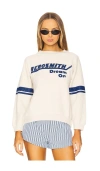 Daydreamer Aerosmith Dream On Reverse Raglan Crew In 污白色