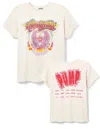 Daydreamer Aerosmith World Tour Tee In Dirty White In Neutral