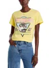 Daydreamer Beach Boys Womens Crewneck Printed Graphic T-shirt In Multi