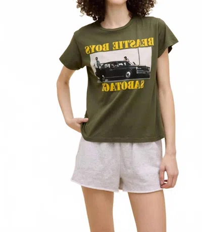 Daydreamer Beastie Boys Sabotage Short Sleeve Tee In Green