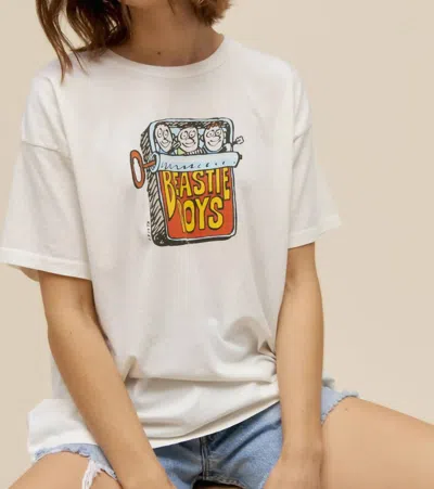 Daydreamer Beastie Boys Sardines Merch Tee In Vintage White