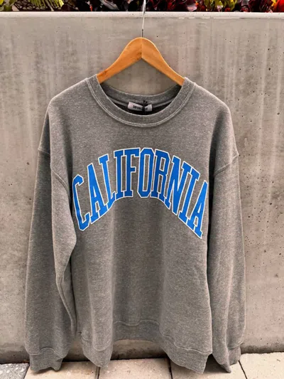 Daydreamer Bf Crew Sweatshirt In Heather Grey