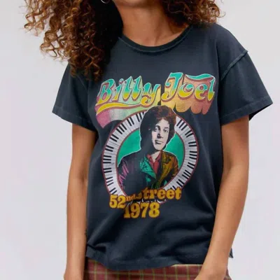 Daydreamer Billy Joel 1978 Reverse Tour Tee In Vintage Black