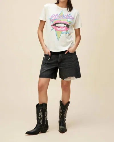 Daydreamer Blondie Est. 1974 Solo Tee Top In Stone Vintage In Multi