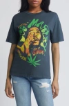DAYDREAMER DAYDREAMER BOB MARLEY IS THIS LOVE COTTON GRAPHIC T-SHIRT