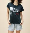 Daydreamer Bruce Springsteen Studio Photo Reverse Tee In Vintage Black