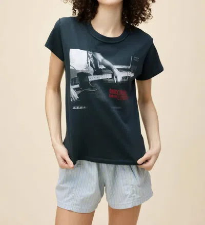 Daydreamer Bruce Springsteen Studio Photo Reverse Tee In Vintage Black