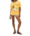 Daydreamer Cayman Islands Tee In Dusty Gold In Yellow