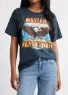 Daydreamer Chris Stapleton Eagle Merch Tee In Vintage Black In Gray