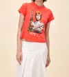 Daydreamer David Bowie 1973 Pinups Vintage Tee In Red