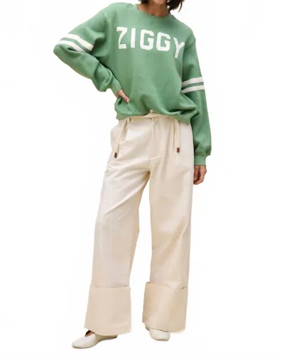 Daydreamer David Bowie Ziggy Sweatshirt In Green