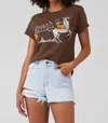 DAYDREAMER DEATH VALLEY TOUR TEE IN CHOCOLATE
