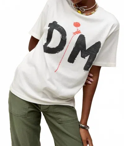 Daydreamer Depeche Mode World Violation Tour Weekend Tee In Vintage White