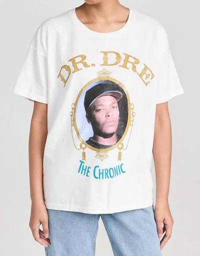 Daydreamer Dr. Dre The Chronic Merch Tee In Vintage White