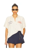 Daydreamer Dreamy Detailing Raglan Polo In White