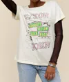 Daydreamer Elton John Goodbye Yellow Brick Road Tour Tee In Stone Vintage In Multi