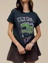 Daydreamer Elton John Goodbye Yellow Brick Road Tour Tee In Vintage Black In Black