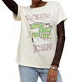 Daydreamer Elton John Goodbye Yellow Brick Road Tour Tee In Stone Vintage In Multi
