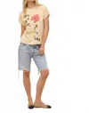 Daydreamer Elton John Goodbye Yellow Brick Road Tee In Butter Yellow In Neutral