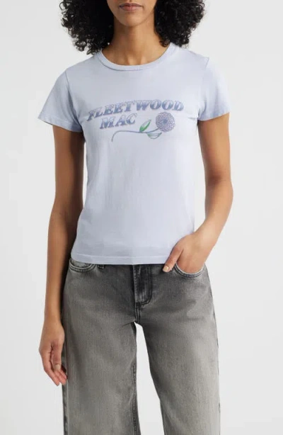 Daydreamer Fleetwood Mac Cotton Graphic T-shirt In Blue