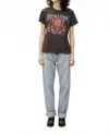 Daydreamer Fleetwood Mac Floral Tour Tee In Black In Black