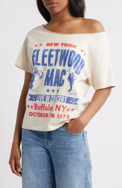 Daydreamer Fleetwood Mac Live Cotton Graphic T-shirt In White