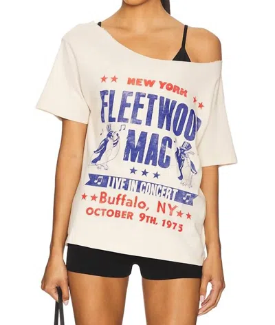Daydreamer Fleetwood Mac Tee Shirt In Dirty White In Multi