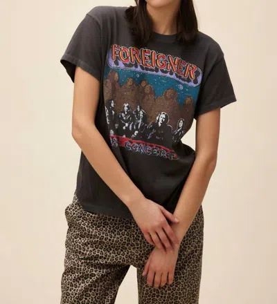 Daydreamer Foreigner In Concert Tour Tee In Washed Black