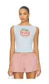 Daydreamer Fruits Of Your Labor Tank Top In Blue
