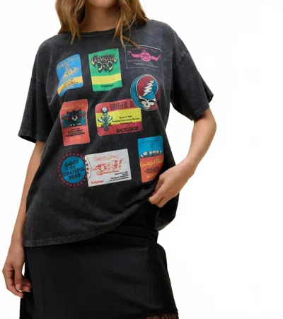 Daydreamer Grateful Dead Backstage Tee In Black