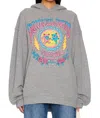 Daydreamer Grateful Dead Fall Tour Hoodie In Heather Grey In Gray