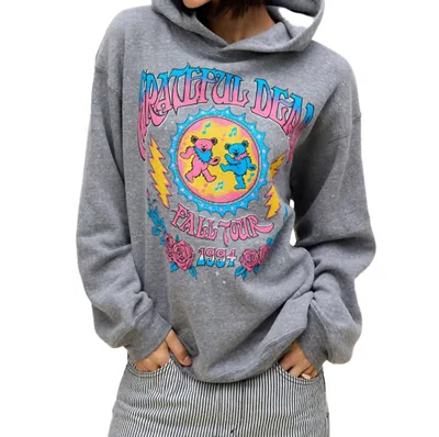 Daydreamer Grateful Dead Fall Tour 94 Boyfriend Hoodie In Grey In Heather Grey