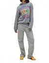 Daydreamer Grateful Dead Fall Tour Hoodie In Heather Grey In Gray