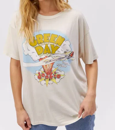 DAYDREAMER GREEN DAY DOOKIE MERCH TEE IN DIRTY WHITE