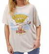 Daydreamer Green Day Dookie Merch Tee Top In Dirty White In Multi