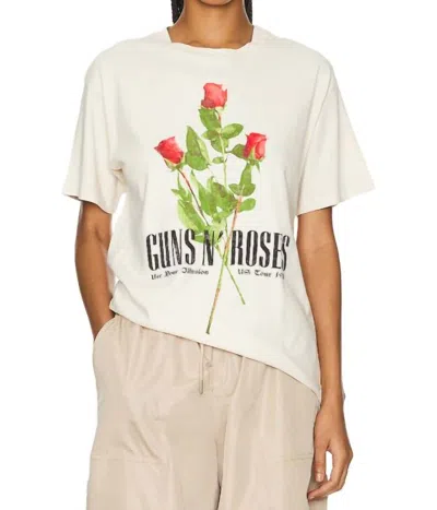 Daydreamer Guns N' Roses Tee In Dirty White