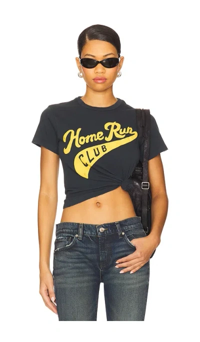 Daydreamer Home Run Club Vintage Tee In Black