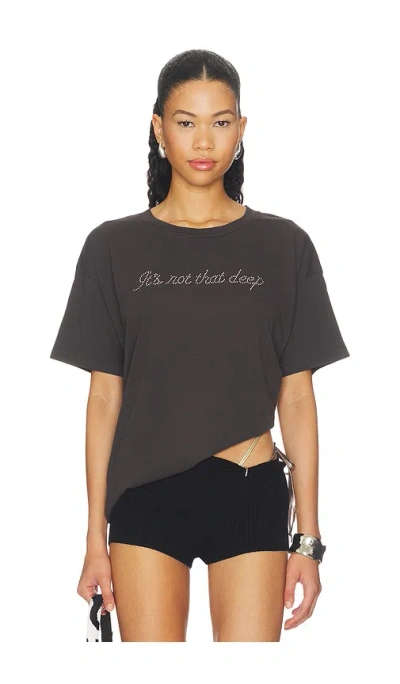 Daydreamer It's Not That Deep Merch Tee In Black