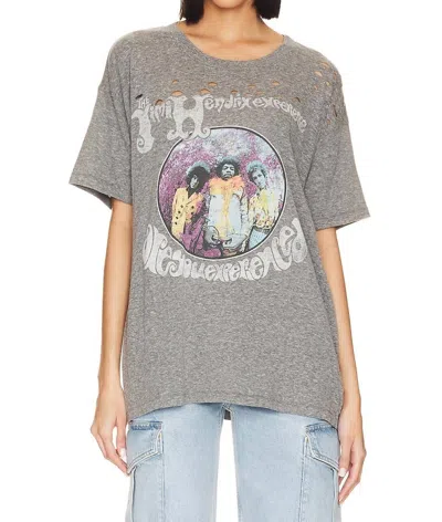 Daydreamer Jimi Hendrix Are You Experienced Merch Tee In Heather Grey