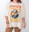 Daydreamer Johnny Cash Live In Concert Os Tee Top In Stone Vintage In Multi