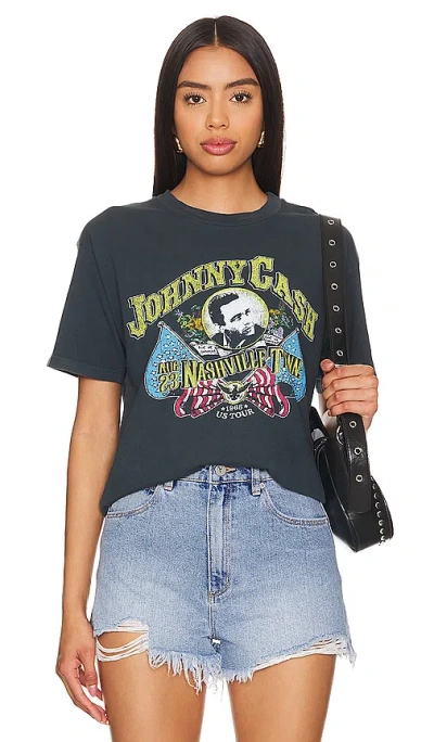 Daydreamer Johnny Cash Nashville 1968 Tee In 复古黑色