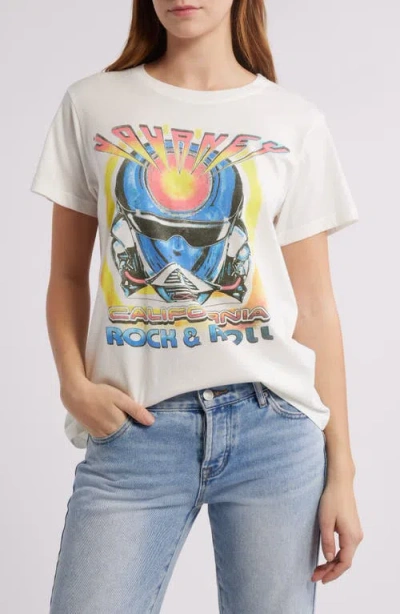 Daydreamer Journey California Cotton Graphic T-shirt In Vintage White