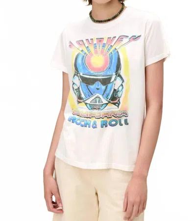 Daydreamer Journey California Rock N Roll Encore Tee In Vintage White