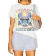 Daydreamer Journey California Rock N Roll Tee In Vintage White In White