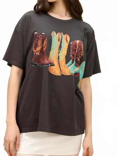 Daydreamer Kick Off Your Boots Merch Tee In Reactive Black
