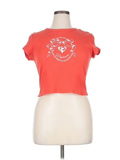 Pre-owned Daydreamer La Short Sleeve T-shirt In Red